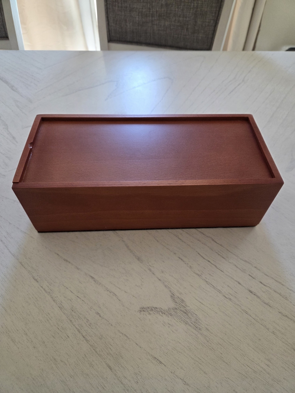 Yuxung Heavy Slide-top Chess Pieces Storage Box Wooden Case